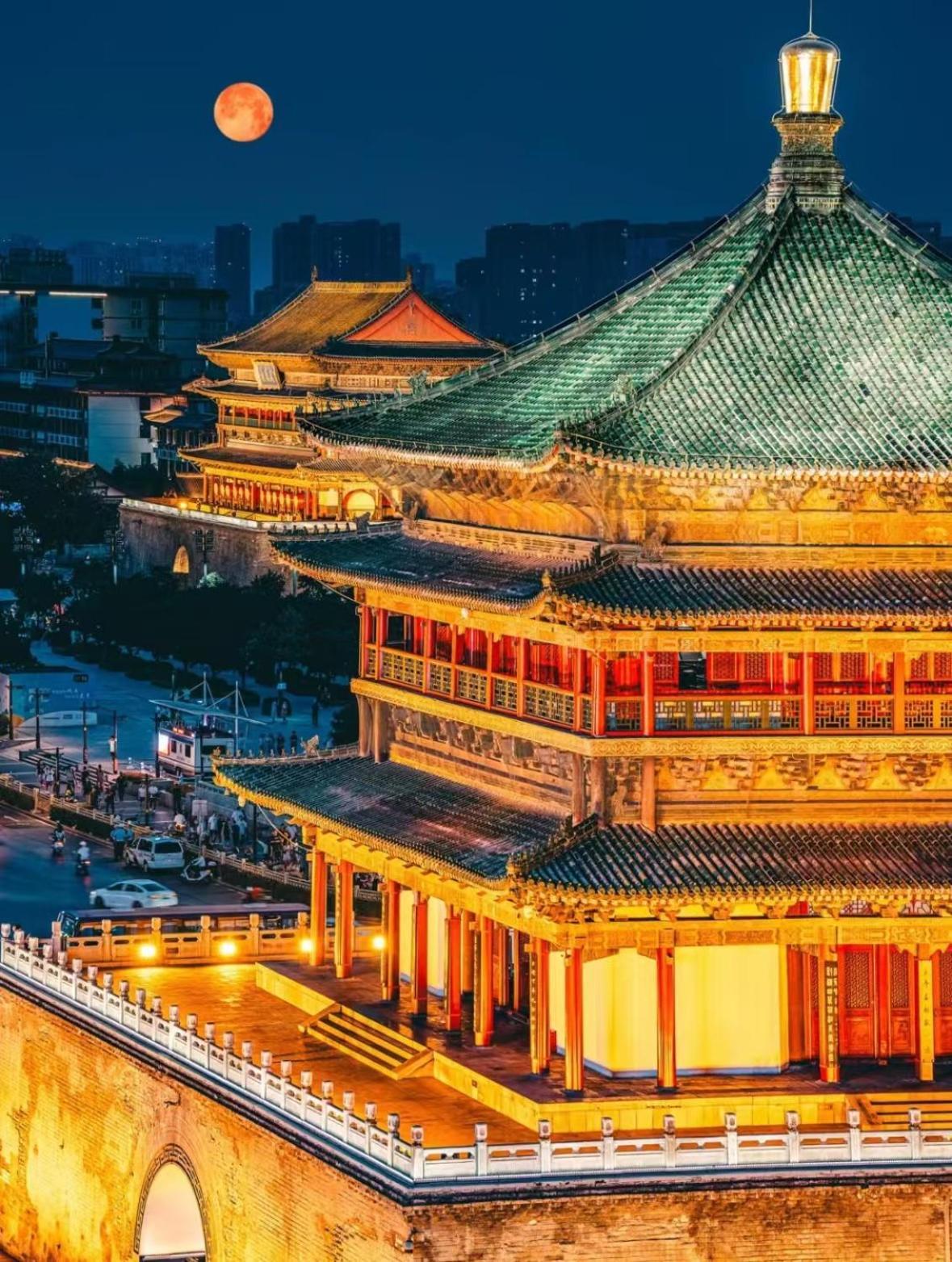 Honglu Garden Hotel Xi'An Bell And Drum Tower Huimin Street Store Exterior photo